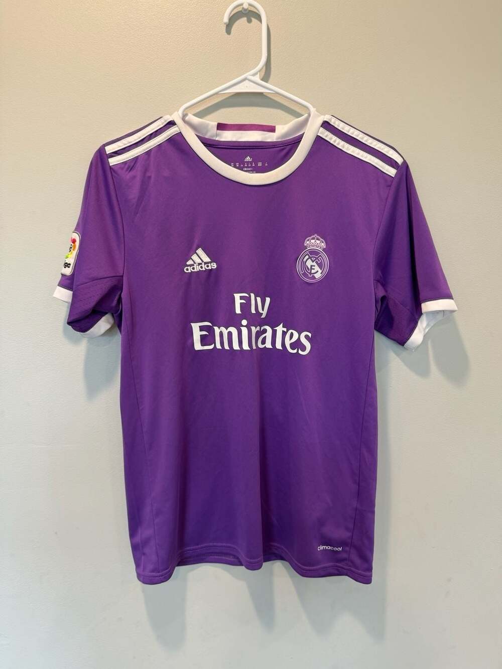 Adidas Real Madrid Away Jersey Size US 28 Purple Soccer